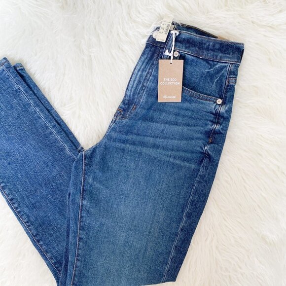 🦋 NEW MADEWELL High Rise Slim Boyjean Eco Edition 26 Denim Jeans Relaxed Slim - Picture 4 of 7